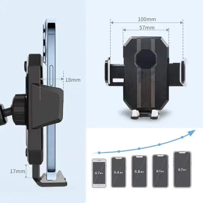 Silikon Siyah Metal Universal Çok Fonksiyonlu