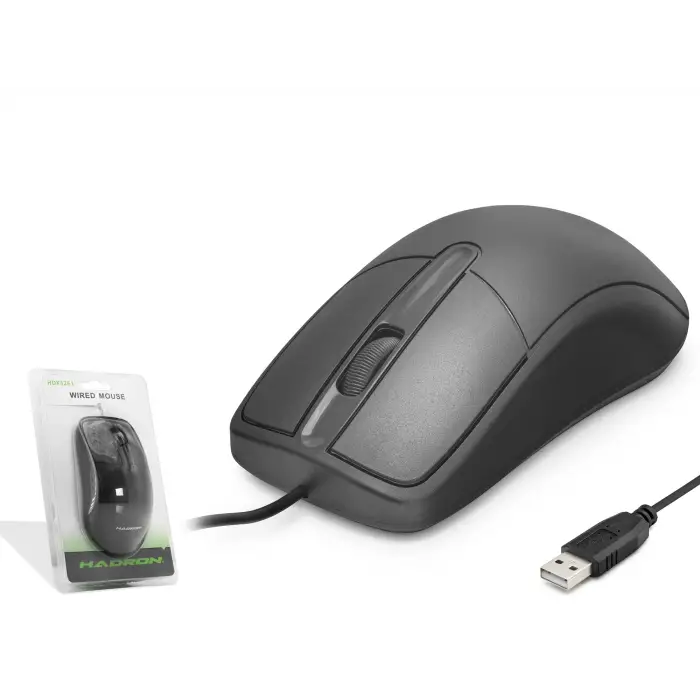 Usb Kablo lu Optik Mouse Siyah