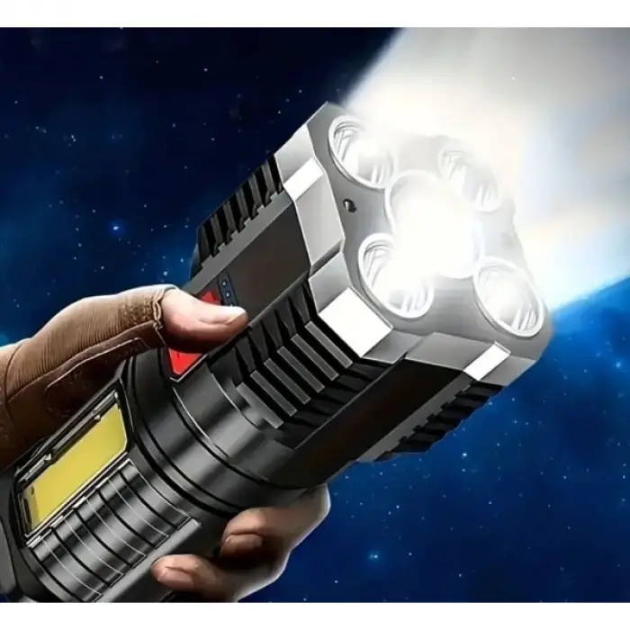 El Feneri USB Şarjlı 4 Modlu