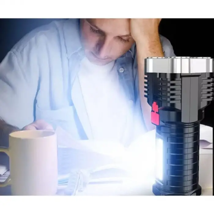 El Feneri USB Şarjlı 4 Modlu