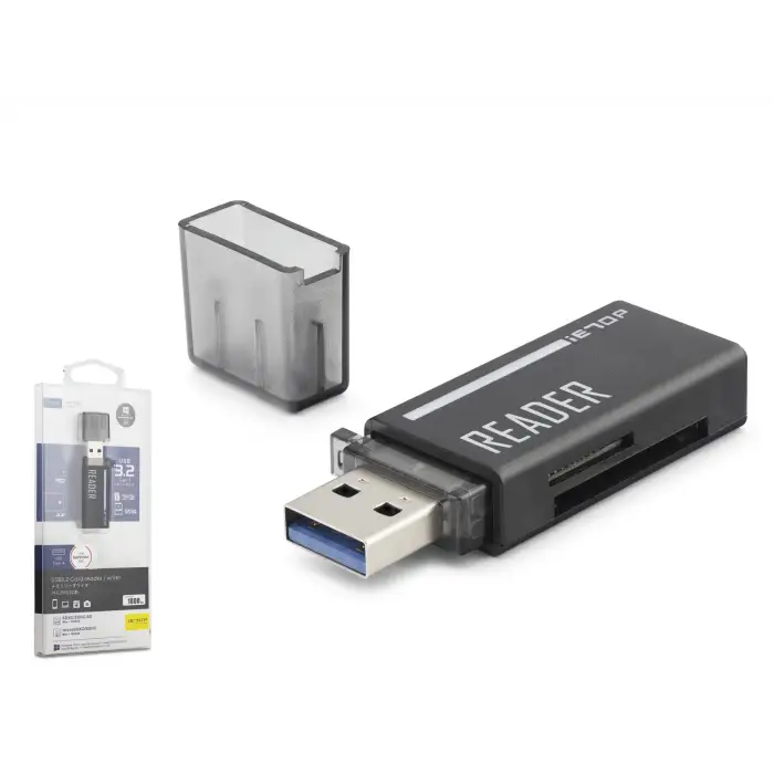USB Type C 3.2 Gen1 Kart Okuyucu SD MicroSD 5 Gbps Siyah C306 Çeşidi