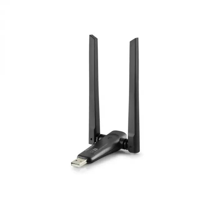 Usb Wıfı Adaptor 2.4Ghzve5Ghz Cu Wifi5 Siyah UAC23D