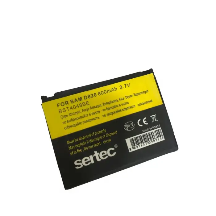 800 mAh Batarya V740/D820 Uyumlu