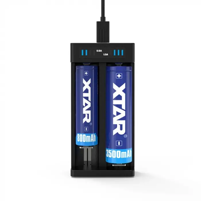 Li ion Pil Xtar MC2 Plus İkili Şarj Cihazı