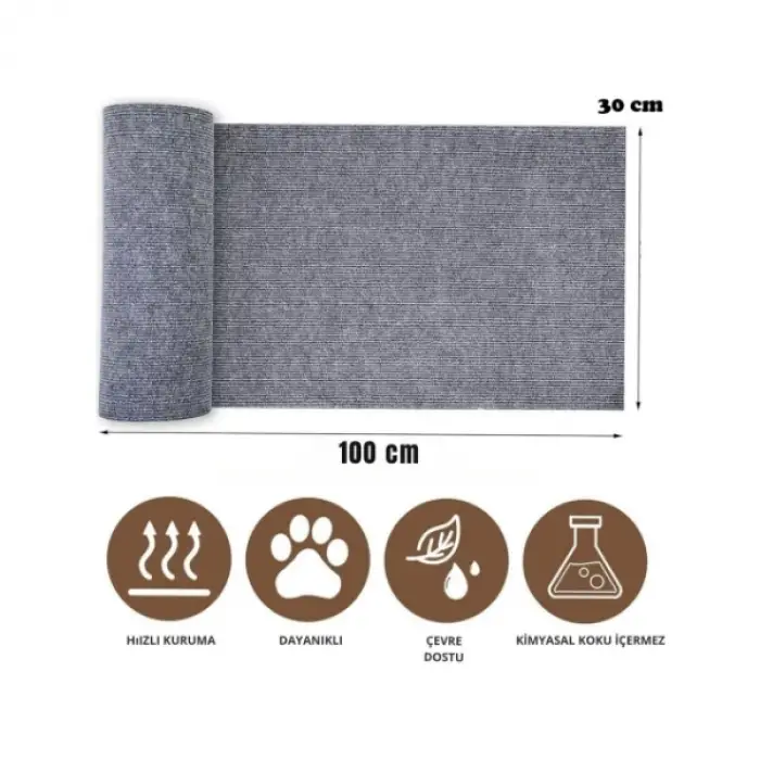 100x30 cm Kullanıma Uygun Yapıştırılabilir Kedi Tırmalama Matı