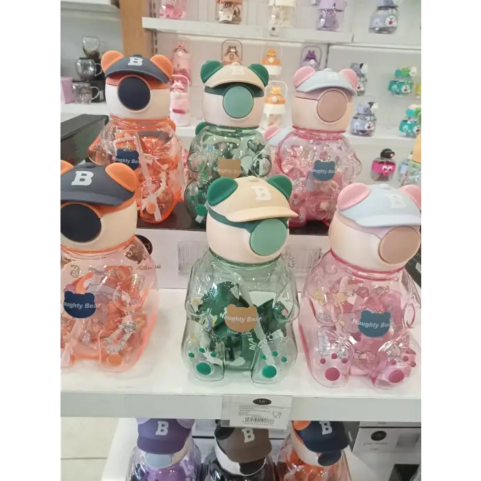500 ml Kullanıma Uygun Yaramaz Ayıcık Su Matarası