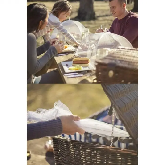 60 cm Katlanabilir Kullanıma Uygun Yemek Koruma Şemsiyesi