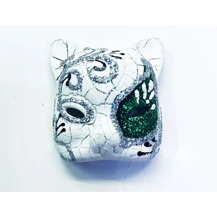Metal Yeşil Seramik Venedik Kedi Magnet