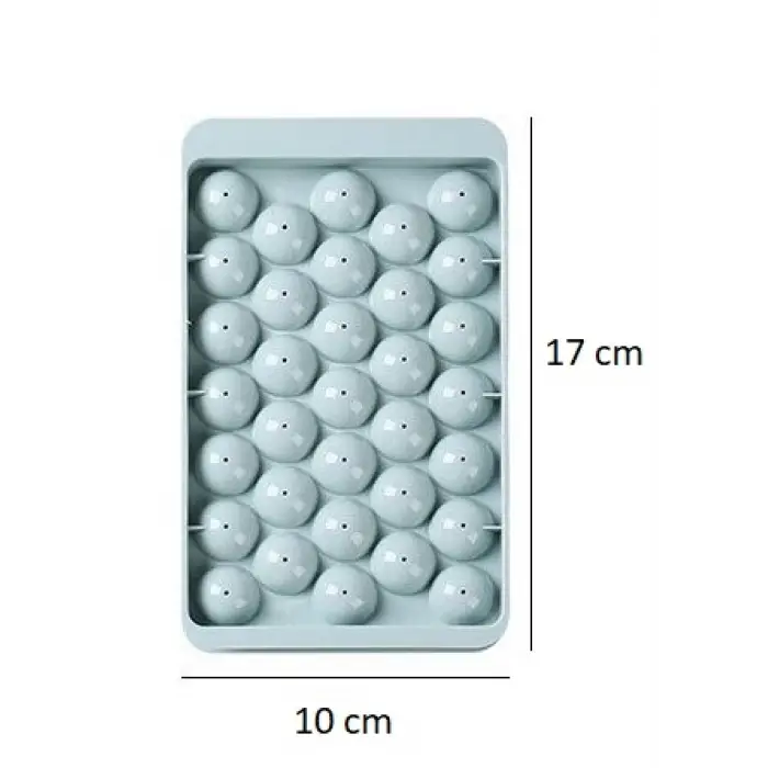 12 cm 33 parça Kullanıma Uygun Yuvarlak Buz Yapma Kalıbı