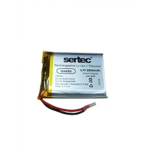 Pil 104050 3.7V 2500mAh Li Polymer (Devreli/1.5A)