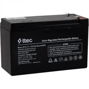 12V 7 AH Base Kuru Bakımsız Akü Çeşidi