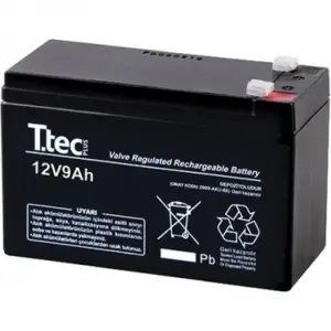 12V 9 AH Kuru Bakımsız Akü Çeşidi