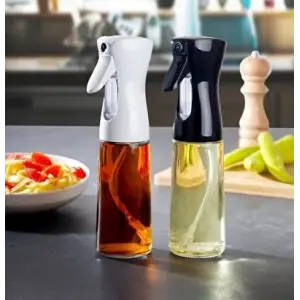 Kullanıma Uygun 200 ML DEKORATIF TABANCALI SPREYLI CAM ŞIŞE