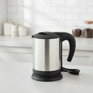 24V Araç İçi Kettle 0.8 L 200W Paslanmaz Çelik Su Isıtıcısı