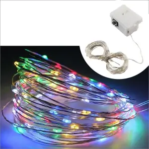 2 metre Kullanıma Uygun 2m Pilli Peri Led RGB