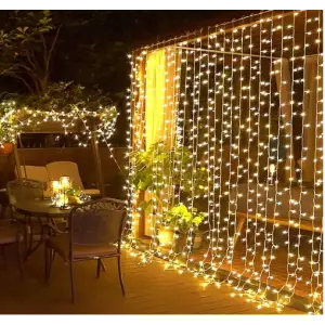 Kullanıma Uygun 2x2 Metre Perde Led Sarı Işık