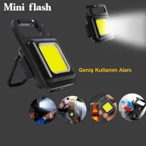 Kamp Lambası 30 Ledli Mıknatıslı Mini Anahtarlık Flash