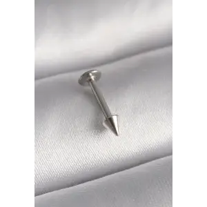 Piercing Çelik Gümüş Renk Çivi Model
