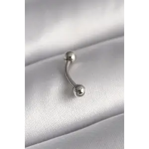 Piercing Çelik Gümüş Renk Topçuk Model