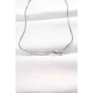 Kolye Çelik Silver Renk