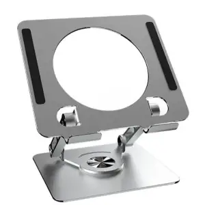 Kullanıma Uygun 360 Derece Dönebilen Yükseltilmiş Masaüstü ayarlı Metal Tablet Standı