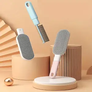 Plastik 4ü 1 Arada Tüy Toplama Fırçası
