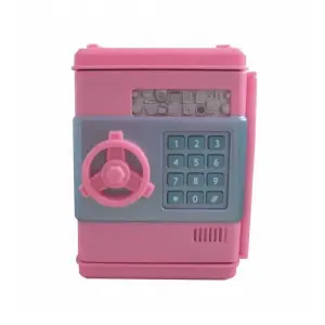 12.5 Cm 3 Adet Atm Kasa Kumbara Pembe