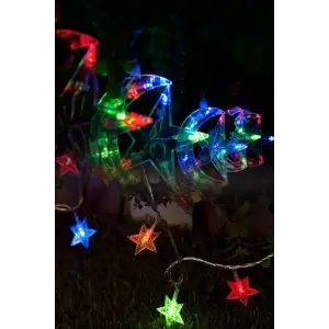 20 Ledli Dekor Lambası Ay Yıldız Tasarımlı 4 Mt