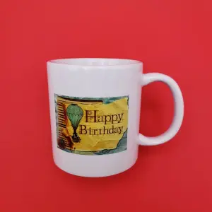 8 X 10 Cm Seramik Bardak Baskılı Happy Birthday Kupa