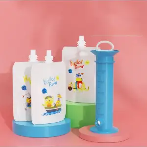 Kullanıma Uygun Bebek Püre Doldurma Aparatı Seti 10 Yedek Püre Paketli