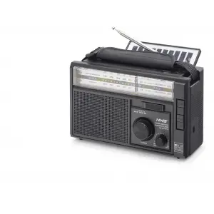 Hoparlör Bluetooth Solar Panelli Fm Radyo Usb Tf Nostaljik Siyah NS9951BTS