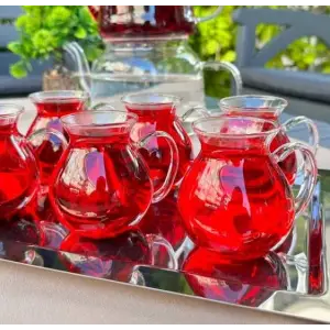 200 ML Bardak Borosilikat Cam 6 Adet