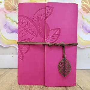Defter büyük Yaprak Tasarımlı Not i