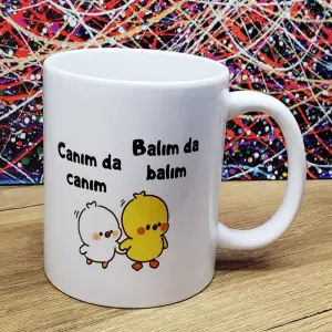Bardak Canım Da Canım Balım Da Balım Tasarımlı Kupa