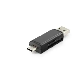 Card Reader Usb + Type C Mıcro Sd Siyah