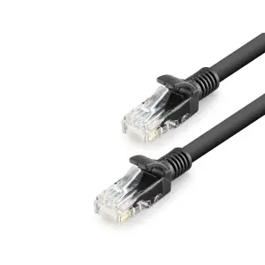 5 M Ölçülü CAT6 Ethernet Patch Kablosu 1 Mhz Siyah