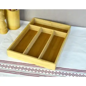 25x32 cm Ahşap Çekmece İçi Kaşıklık