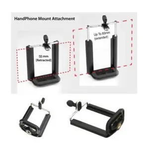 Kullanıma Uygun Cep Telefonu Tripod Bağlantı Aparatı