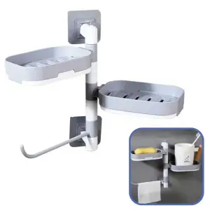 Kişisel Bakım İçin Çoklu Sabun Tutucu Fonksiyonel Banyo Sabunluk