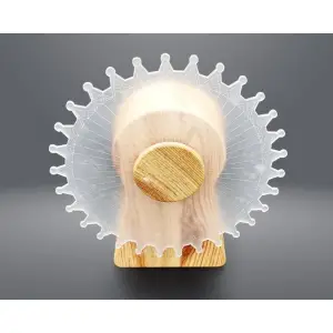 17x15 cm Kullanıma Uygun Dekoratif Işıklı Yel Değirmeni