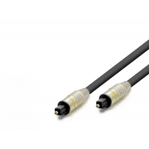 1.5 m Ölçülü Fiber Optik Ses Kablosu Siyah