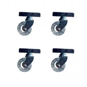 Teker Furç Uzun Sunta Bilyalı 20x50 Şeffaf 18MM 4 Adet