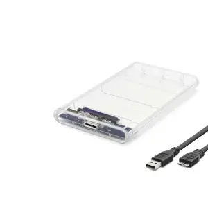 Hdd Kutu Usb3.0 Plastik Sata 2.5" Transparent