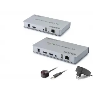 120 M Ölçülü Hdmı Kvm Extender 4K Usb Ir Loop Out