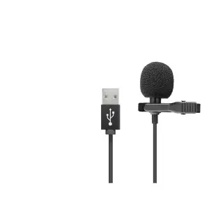 1.5M Ölçülü İlgisayar Mikrofonu Usb Siyah