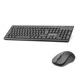 Ireless Klavye Mouse Set Q Siyah