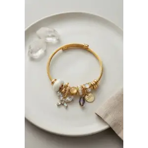Bileklik Kristal Model Charmlı