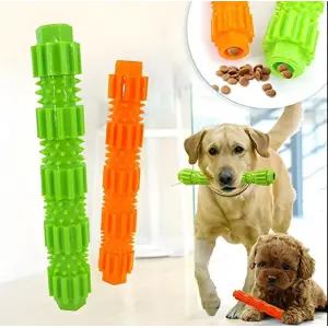 Plastik Küçük Mama Hazneli Köpek Isırma Oyuncağı