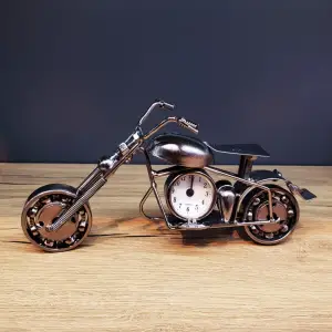 16.5 × 11.5 cm El İşçiliği Metal Motor Masa Dekoru