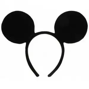 Siyah Mickey Mouse Tacı Fare Tacı